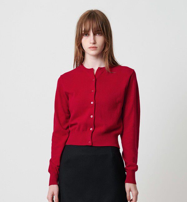 ATTISESSION「＜ATTISESSION＞コットン ウール ナイロン カーディガン」|カーディガン|