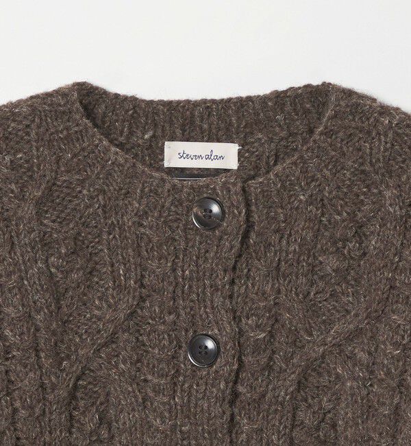 STEVEN ALAN「＜Steven Alan＞ケーブル ニット カーディガン」|カーディガン|