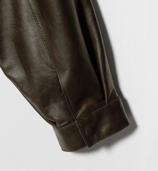 BEAUTY&YOUTH UNITED ARROWS「セミベジタブル シープ レザー ブルゾン」|ブルゾン・スタジャン|