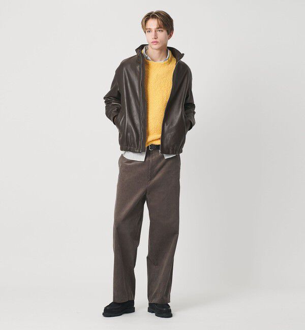 BEAUTY&YOUTH UNITED ARROWS「セミベジタブル シープ レザー ブルゾン」|ブルゾン・スタジャン|