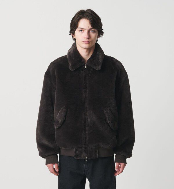 MONKEY TIME「ファーライク ミリタリー ブルゾン」|その他|