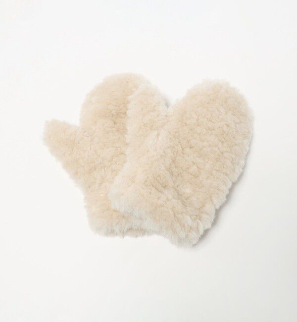 BEAUTY&YOUTH UNITED ARROWS「ストリング ボア ミトン」|手袋|