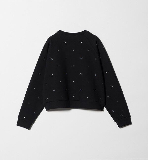 BEAUTY&YOUTH UNITED ARROWS「コットン裏毛 ラインストーン スウェットプルオーバー」|スウェット・ジャージ|
