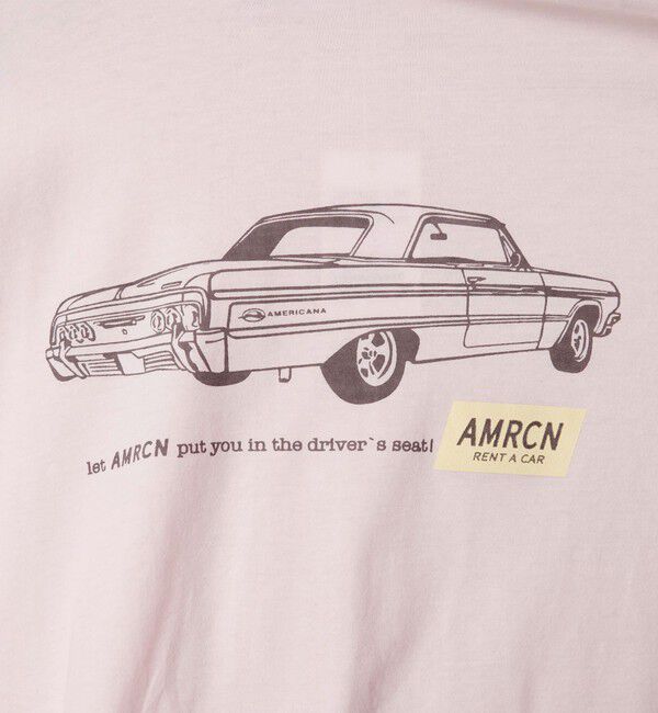 BEAUTY&YOUTH UNITED ARROWS「【WEB限定/別注】＜Americana＞プリント ロングスリーブTシャツ」|Tシャツ・カットソー|