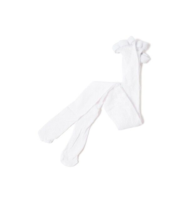 Ray BEAMS 「I Hate Monday / flower lace ストッキング white」|タイツ・ストッキング|
