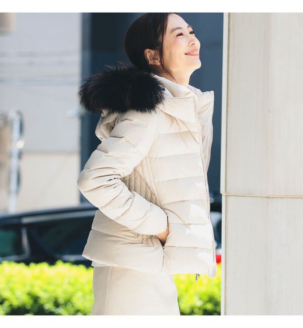 Demi-Luxe BEAMS 「TATRAS &times; Demi-Luxe BEAMS / 別注 KOSAVA セイル ファー ダウンジャケット」|ブルゾン・スタジャン|