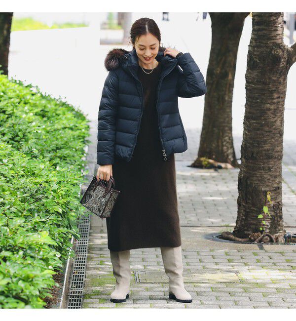 Demi-Luxe BEAMS 「TATRAS &times; Demi-Luxe BEAMS / 別注 KOSAVA セイル ファー ダウンジャケット」|ブルゾン・スタジャン|