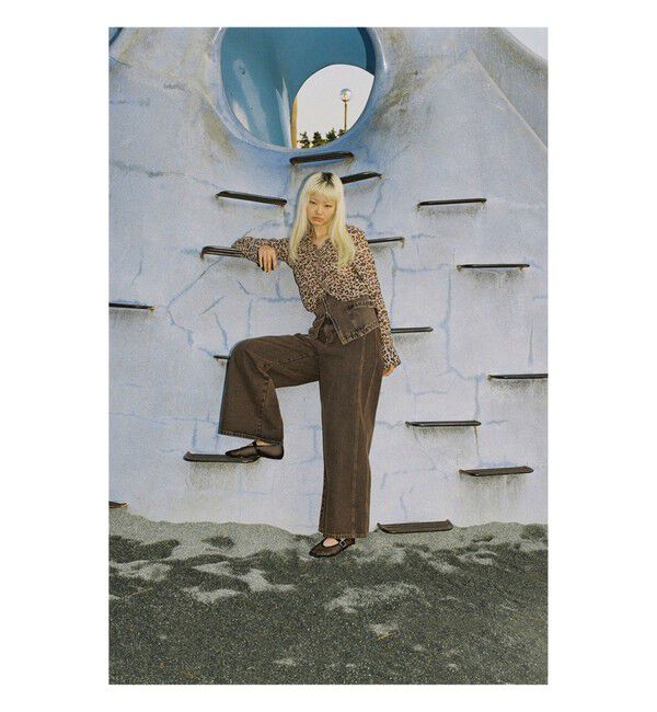 Ray BEAMS 「オーバーダイ デニム パンツ」|デニム|