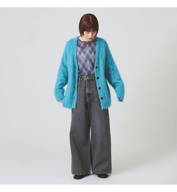 Ray BEAMS 「オーバーダイ デニム パンツ」|デニム|