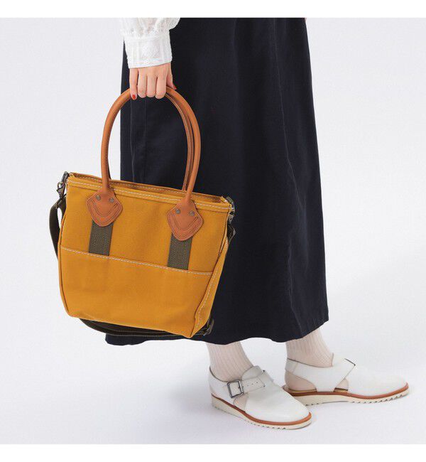 BEAMSBOY「【別注】L.L.Bean / Deep Bottom Leather Handle Zip Tote S」|その他|
