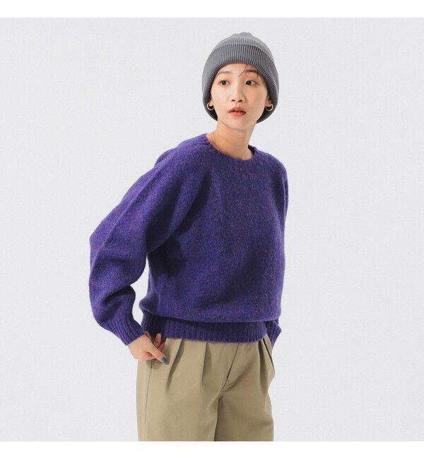 BEAMSBOY「【別注】Nor&rsquo;Easterly / シェットランド シャギー クルーネック 25FW」|ニット・セーター|
