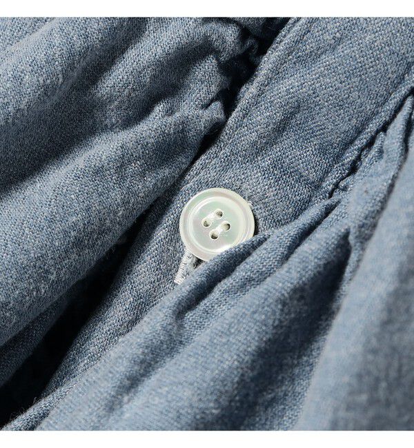 BEAMSBOY「HAVER SACK / デニム フリル シャツ」|シャツ・ブラウス|