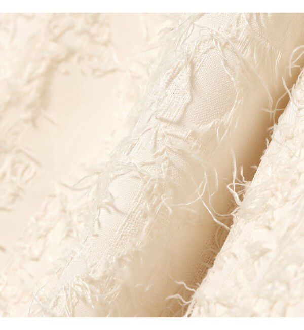 Ray BEAMS 「フリンジ ワイド ストレート パンツ」|チノ|