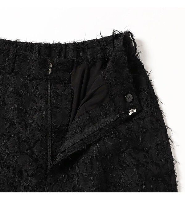 Ray BEAMS 「フリンジ ワイド ストレート パンツ」|チノ|