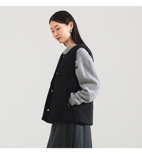 Demi-Luxe BEAMS 「Barbour / DULSIE ボア ライナー ベスト」|ダウン|