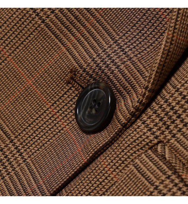 Ray BEAMS 「チェック 4ボタン W ジャケット」|テーラードジャケット|