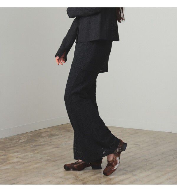 Ray BEAMS 「レース スカート セット フレア パンツ」|チノ|