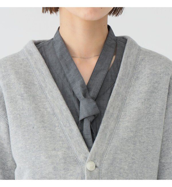 BEAMSBOY「maturely / カット オフ ジャージー カーディガン」|スウェット・ジャージ|