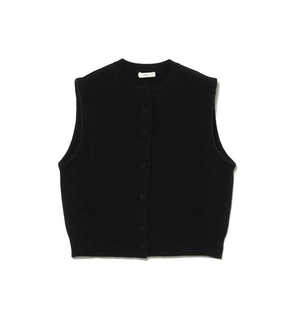 Demi-Luxe BEAMS 「TAN / カシミヤ ストライプ スカーフベスト」|ニット・セーター|