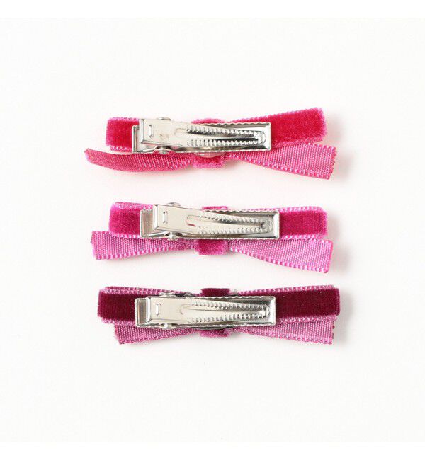 BEAMSBOY「ミニ ベロア リボン ピン 3SET」|その他|