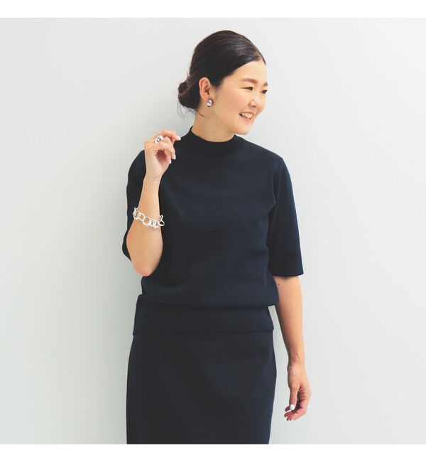 Demi-Luxe BEAMS 「シンプル モックネック ニット .M」|ニット・セーター|