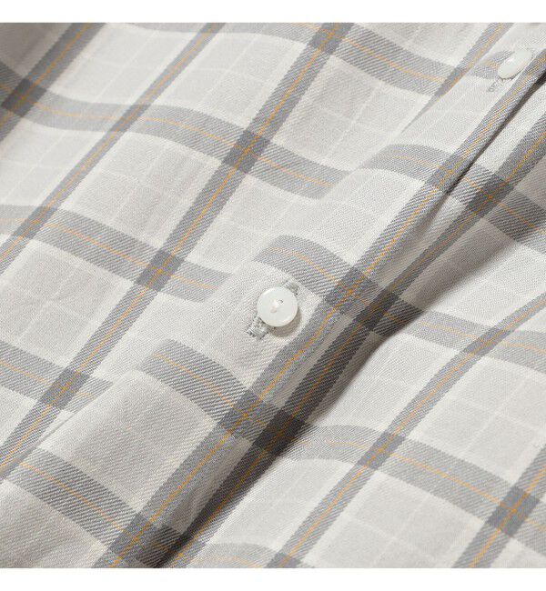 BEAMSBOY「チェック フリルカラー シャツ」|シャツ・ブラウス|