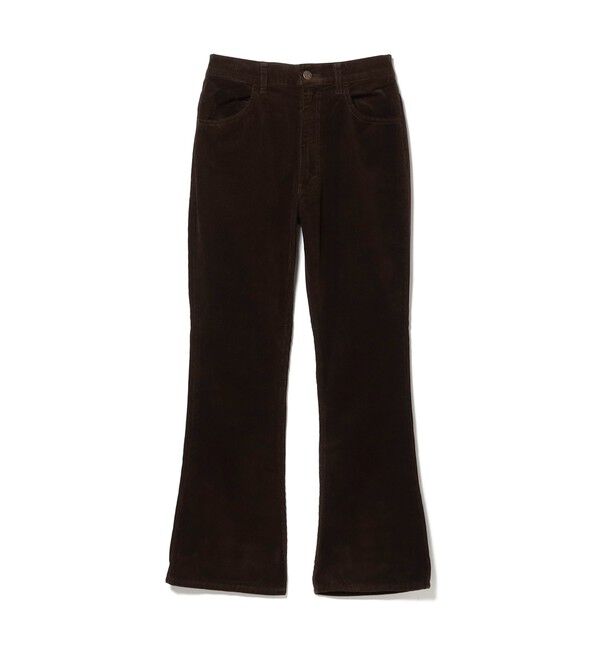 BEAMSBOY「コード フレア パンツ」|チノ|