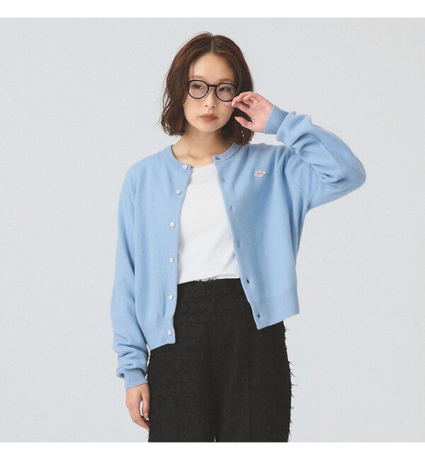 Ray BEAMS 「DANTON / LAMBS WOOL CREWNECK CARDIGAN」|カーディガン|