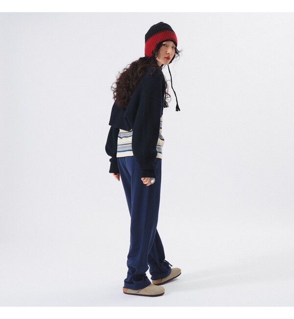 BEAMSBOY「ショート レタード カーディガン」|ニット・セーター|