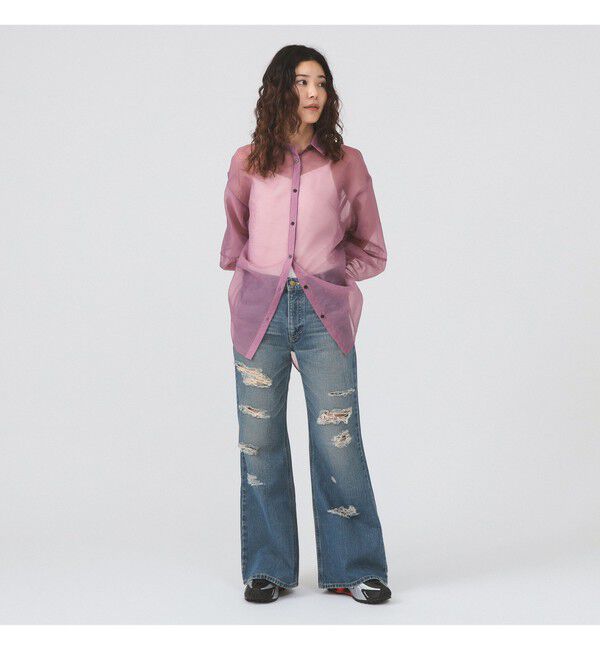 Ray BEAMS 「【別注】Lee / RIPPED JEANS」|デニム|