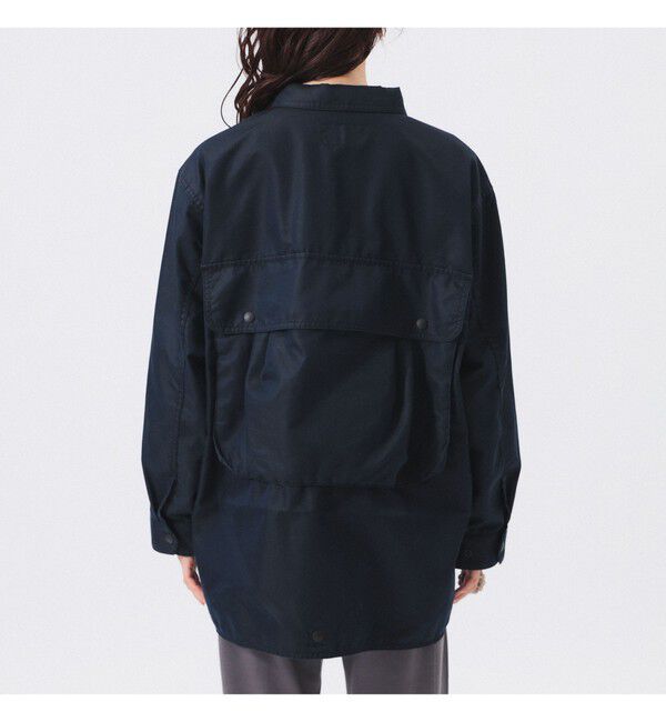 BEAMSBOY「シャンブレー ギャバ ショート フィッシング ジャケット」|ブルゾン・スタジャン|