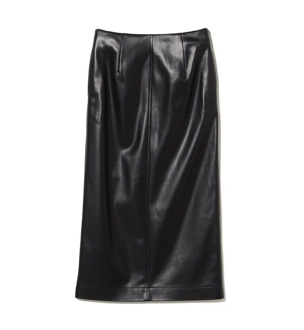 Demi-Luxe BEAMS 「フェイクレザー セミタイトスカート」|スカート|