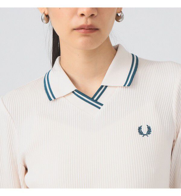 Ray BEAMS 「【別注】FRED PERRY / Twin Tipped Ribbed Polo Shirt」|ポロシャツ|