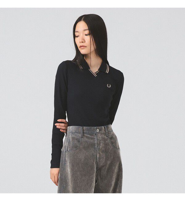 Ray BEAMS 「【別注】FRED PERRY / Twin Tipped Ribbed Polo Shirt」|ポロシャツ|