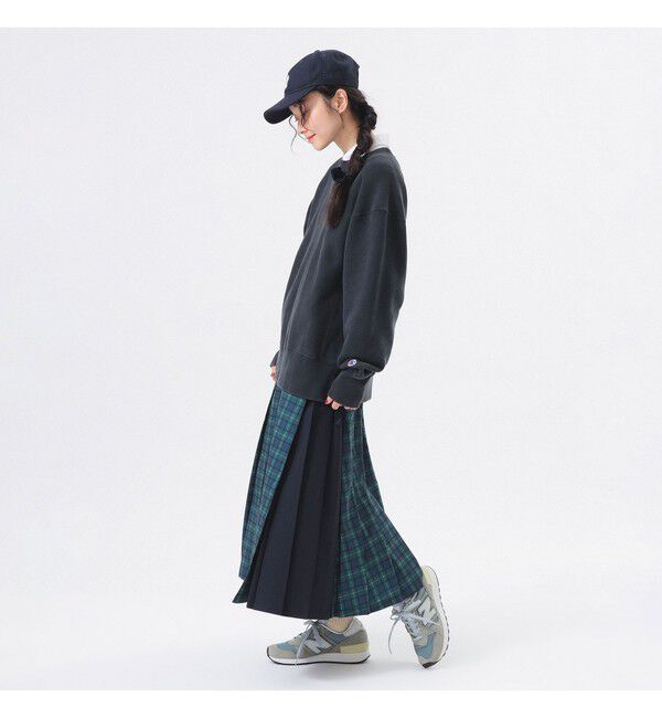 BEAMSBOY「【別注】Champion / バックプリント リバースウィーブ(R) クルー スウェット」|スウェット・ジャージ|