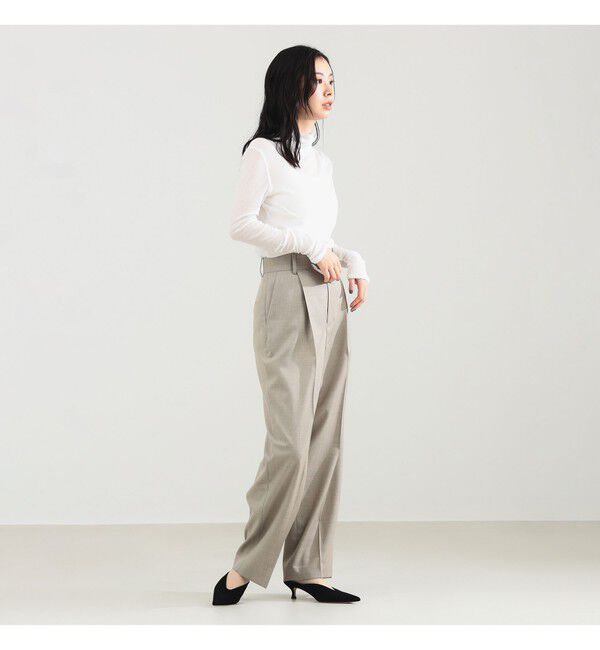 Demi-Luxe BEAMS 「ツイル テーパード パンツ」|チノ|