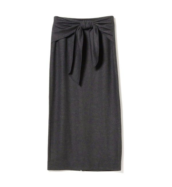 Demi-Luxe BEAMS 「ウール ジャージ リボン スカート」|スカート|