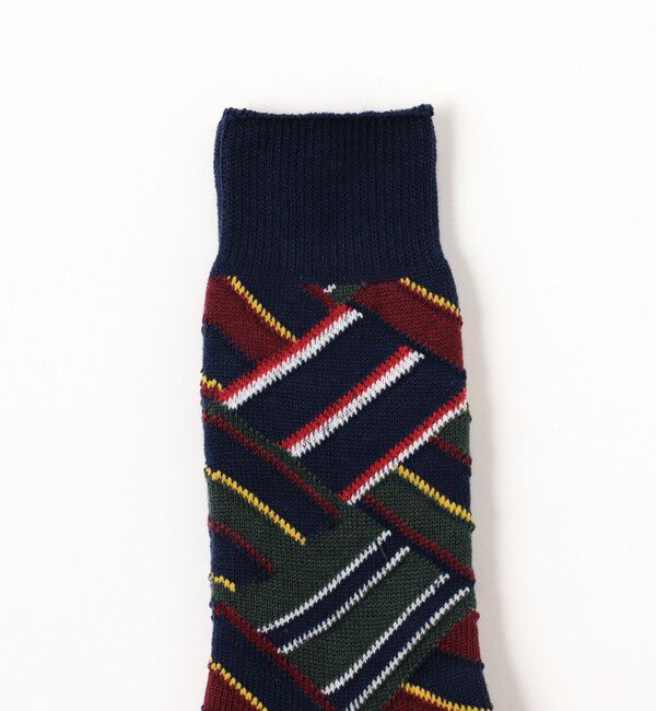 BEAMS PLUS「BEAMS PLUS / レジメンタル クレイジー ソックス」|ソックス|