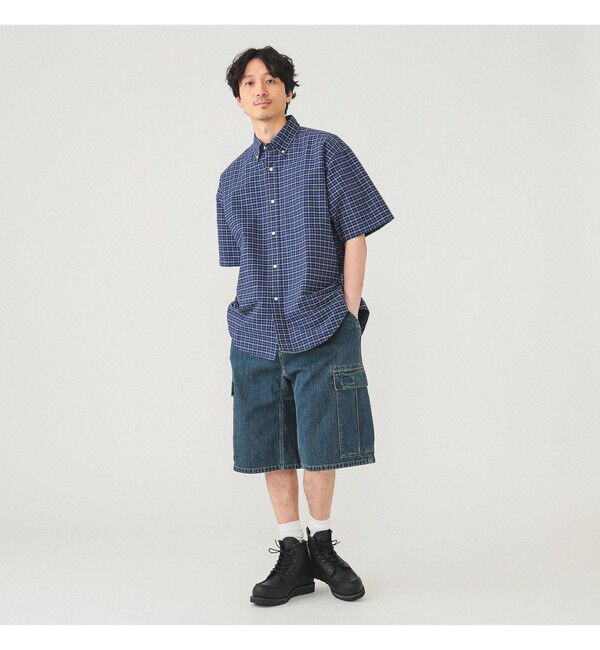 BEAMS「【別注】Gramicci / コーデュラデニム カーゴ ショーツ」|その他|
