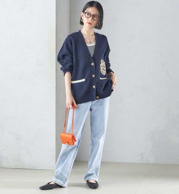 SHIPS for women「〈洗濯機可能〉ストレート フィット デニム パンツ」|デニム|