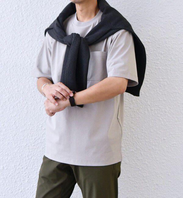 SHIPS any「SHIPS any:〈接触冷感/遮熱/UVカット機能等〉サマーファンクション ポケット Tシャツ 26SS◆」|Tシャツ・カットソー|