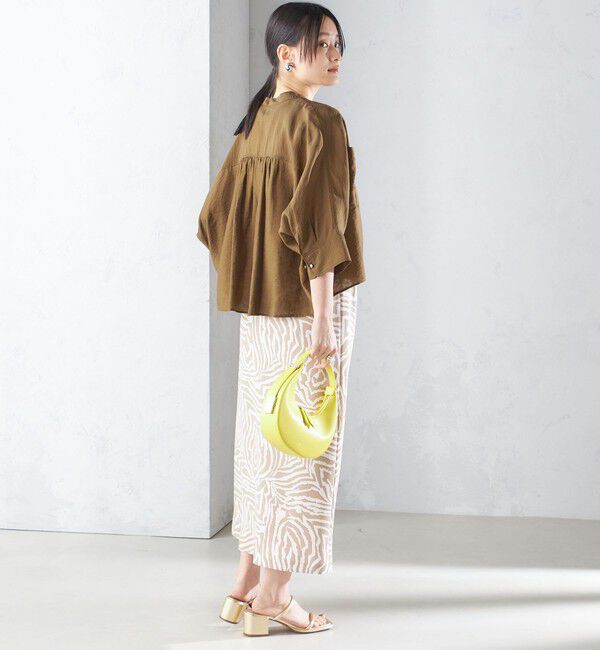 SHIPS for women「《一部追加予約》〈手洗い可能〉シルク混 シアー 羽織 シャツ」|シャツ・ブラウス|