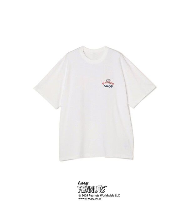 SHIPS any「SHIPS any: SNOOPY コラボ カルチャー グラフィック バック プリント Tシャツ◆」|Tシャツ・カットソー|