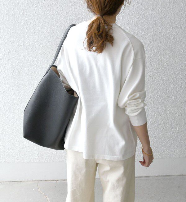 SHIPS any「SHIPS any:〈手洗い可能〉スウェットライク ニット プルオーバー」|ニット・セーター|