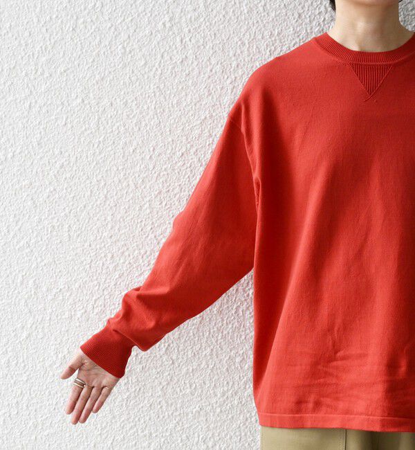 SHIPS any「SHIPS any:〈手洗い可能〉スウェットライク ニット プルオーバー」|ニット・セーター|