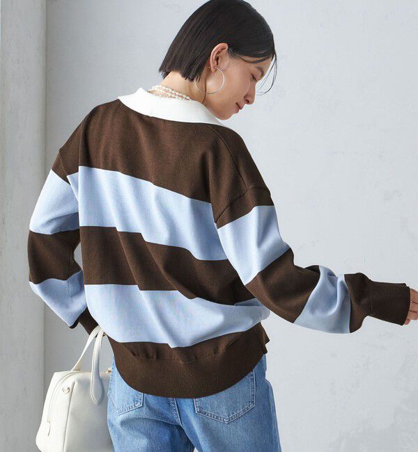 SHIPS for women「【SHIPS別注】WRAPINKNOT:ラガー ニット」|ニット・セーター|