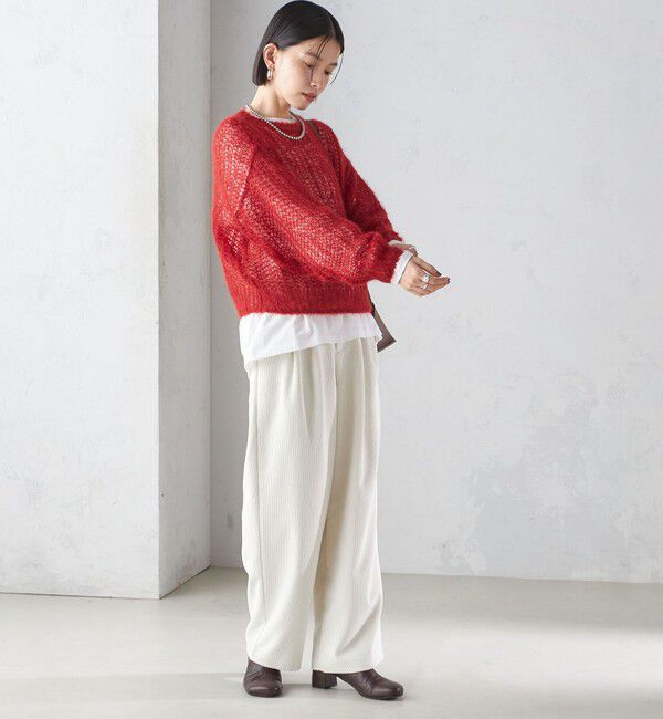 SHIPS for women「〈洗濯機可能〉コーデュロイ 2タック パンツ」|その他|