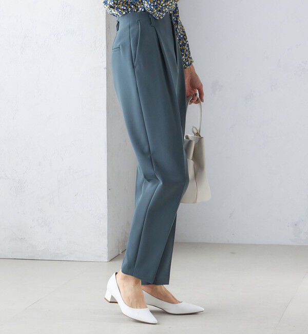 SHIPS for women「〈手洗い可能〉タック テーパード パンツ（セットアップ対応）」|その他|