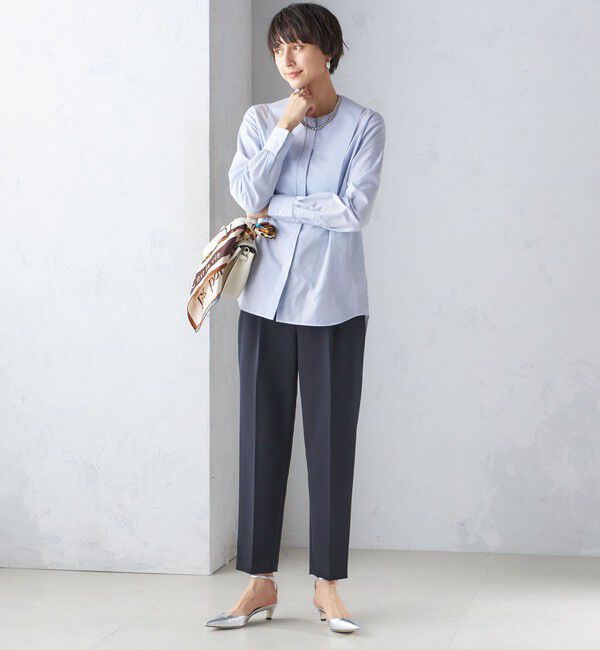 SHIPS for women「〈手洗い可能〉タック テーパード パンツ（セットアップ対応）」|その他|