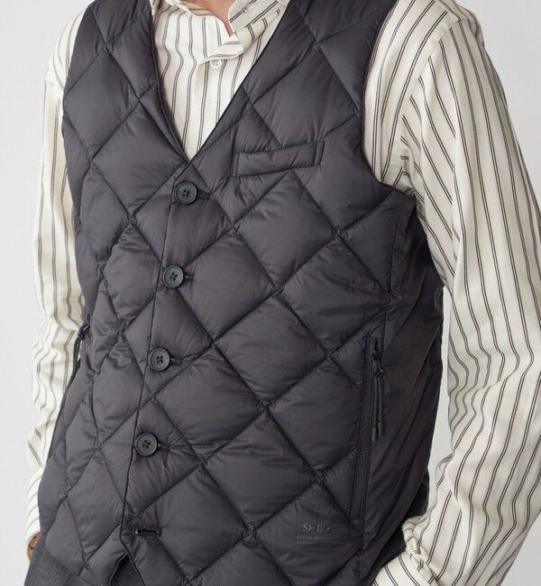 SHIPS「【SHIPS別注】TAION:〈手洗い可能〉パッカブル インナーダウン ジレ (ベスト)」|ダウンベスト・ベスト|